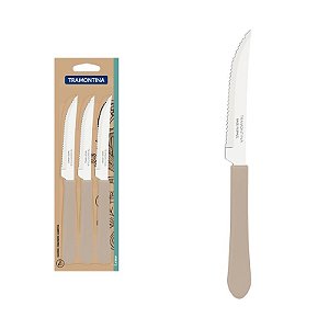 CONJ FACAS CHUR INOX 3PC LEME CIN