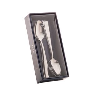CJ 6 COLHERES AÇO INOX P/SOBREMESA PISA