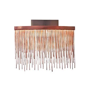 ARANDELA VOILE ROSE GOLD (C)32CM (L)8CM (A)26CM  1X8W 3000K 400LM