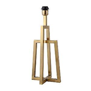 BASE PARA ABAJUR VENETO DOURADO (C)22CM (L)18CM (A)52.5CM  1XE27 40W