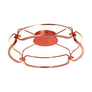 PLAFON LÚMINA ROSE GOLD (D)60CM (A)17CM  1X45W 3000K 2250LM