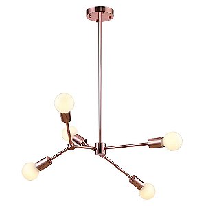 PENDENTE LEBLON PRETO  (D)75CM (A)123CM  7XE27 280W