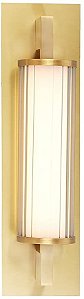 ARANDELA LAMPE BRONZE E TRANSP (C)38CM (L)10.5CM (A)11.5CM  1X8W 3000K 400LM