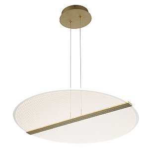 PENDENTE FRISO DOURADO (D)66CM  1X35W 3000K 1750LM
