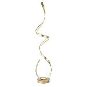 COLUNA FLUIRE DOURADO (D)23CM (A)140CM  1X30W 3000K 1500LM