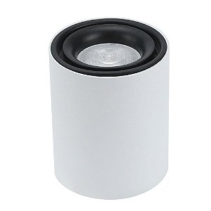 PLAFON DE SOBREPOR DOT BRANCO (D)9.3CM (A)12.2CM  1X20W 3000K 1200LM
