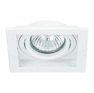 SPOT DE EMBUTIR CONECTA BRANCO (C)13CM (L)13CM (A)4CM  1XE27 PAR20