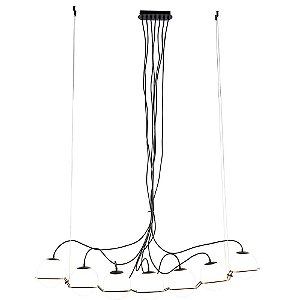 PENDENTE CARLOTA PRETO E BRANCO (C)14CM (L)113CM (A)21.5CM  7XG9 70W