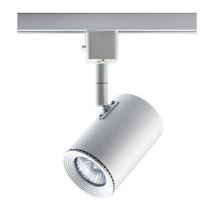 SPOT PARA TRILHO BEAM BRANCO (D)6.5CM (A)15CM  1XGU10 MR16