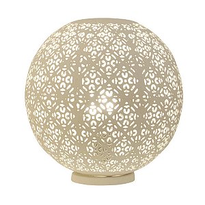 ABAJUR GAYA D 30CM X 32CM 1XE27 127V / 220V BRANCO
