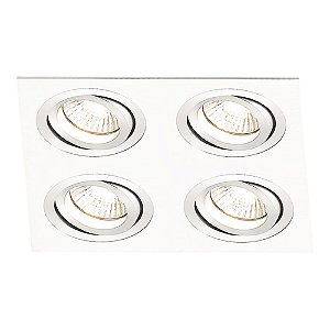 SPOT EMBUTIDO QUAD ECCO 4XAR70- BR