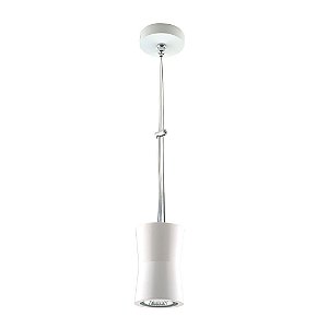 PENDENTE BELT D 7CM X 11CM  1XGU10 127V / 220V BRANCO
