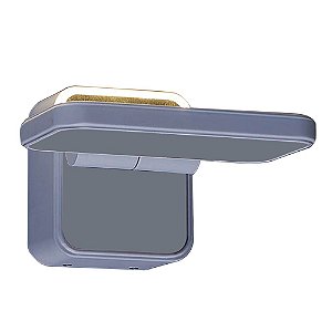 ARANDELA CELL 13CM X 13CM X 14CM  1 X LED 4W 127V / 220V BRANCO