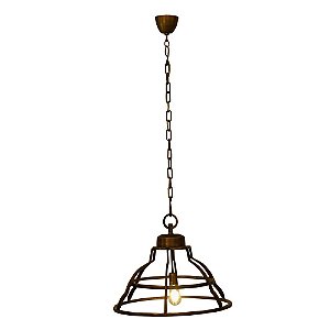 PENDENTE JAIS D 56CM X 45CM  1XE27 127V / 220V OURO VELHO
