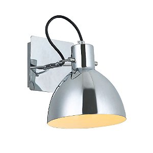 ARANDELA HAUS 16CM X 21,5CM X 19CM  1XE27 127V / 220V CROMADO