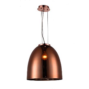 PENDENTE SONG D 40CM X 40CM  1XE27 127V / 220V COBRE