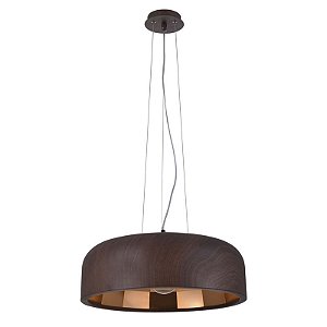 PENDENTE CLUB D 48CM X 18CM  1XE27 127V / 220V COBRE E NATURAL
