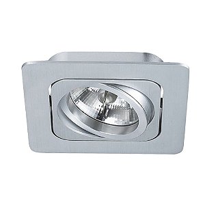 SPOT DE EMBUTIR MONET 13CM X 13CM X 2,5CM  3XGU10 127V / 220V BRANCO