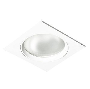 SPOT DE EMBUTIR FIT 11,5CM X 11,5CM X 8,5CM  1XG9 127V / 220V BRANCO