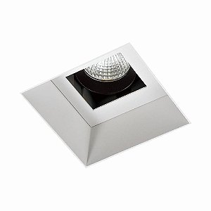 SPOT DE EMBUTIR ARKITEK 10,5CM X 10,5CM X 11CM  1 X LED 6W 127V / 220V BRANCO