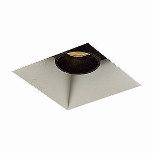 SPOT DE EMBUTIR ARKITEK 8CM X 8CM X 11CM  1 X LED 9W 127V / 220V BRANCO