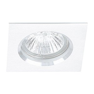 SPOT DE EMBUTIR FIT 8CM X 8CM X 3CM  1XGU10 127V / 220V BRANCO