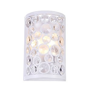 ARANDELA CHAMP 18CM X 28CM X 10CM  2XE14 127V / 220V OURO VELHO E TRANSP