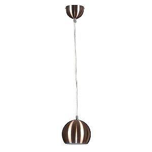 PENDENTE BACINO D 13CM X 15CM  1XG9 127V / 220V COBRE