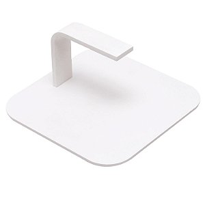 PLAFON ALUMINIO 25CM X 15CM X 25CM  1 X LED 5,4W 127V / 220V BRANCO