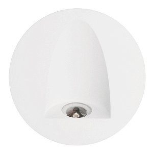 BALIZADOR RISU D 11CM X 3,5CM  1 X LED 3W 127V / 220V BRANCO