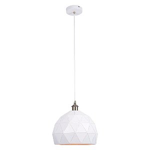 PENDENTE ORIGAMI D 30CM X 27CM  1XE27 127V / 220V BRANCO