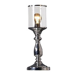 ABAJUR TIN D 15CM X 42CM  1XE27 127V / 220V COBRE E TRANSP