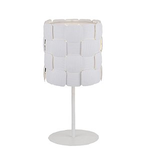 ABAJUR VEGA D 24CM X 55CM  1XE27 127V / 220V BRANCO