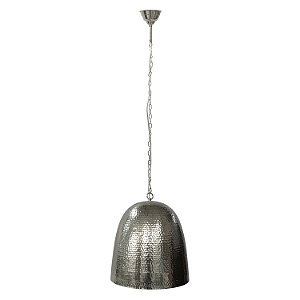 PENDENTE FATSA D 20CM X 25CM  1XE27 127V / 220V CROMADO