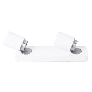 SPOT DE SOBREPOR SPIN 32CM X 7CM X 12,5CM  2XGU10 127V / 220V BRANCO