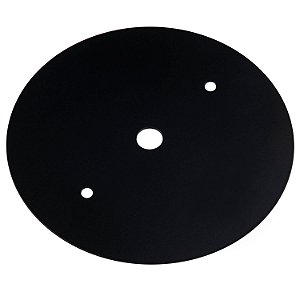 ACESSORIO DOWNLIGHT D 11CM X 0,2CM  PRETO TAMPA CEGA
