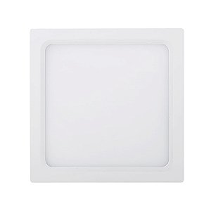 PLAFON DE SOBREPOR SMART ABS 28CM X 28CM X 4,2CM 24W 6500 K LED BRANCO
