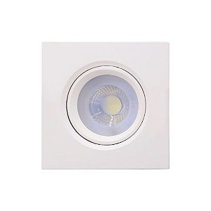 SPOT DE EMBUTIR POLI 13,3CM X 13,3CM X 5,5CM 2700 K PAR30  BRANCO