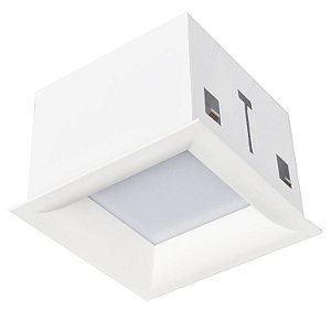 PLAFON TEC CURV 25CM X 25CM X 7,5CM 4000 K LED BRANCO