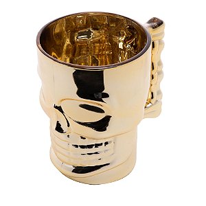 CANECA P/CHOPP CERVEJA VIDRO SODO-CÁLCICO CAVEIRA 510ml