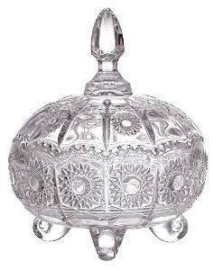 BOMBONIERE VERSAILLES EM CRISTAL ECOLÓGICO 11X13,5CM