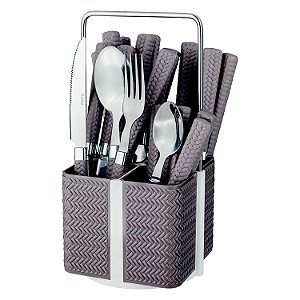 CJ. DE TALHERES VARANDA GOURMET RATTAN 24 PC. FENDI