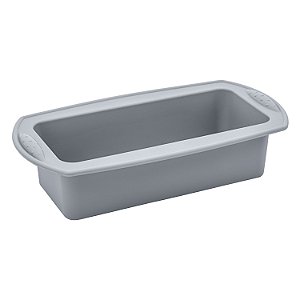 FORMA PARA PAO DE SILICONE CINZA