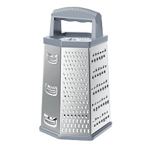 RALADOR 6 FACES 9'' CINZA