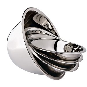 CJ. DE TIGELAS FUNDAS INOX 4 PC.