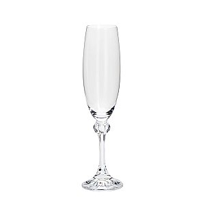 CJ 6 TAÇAS P/CHAMPAHNE DE CRISTAL ECOLÓGICO ELISA 220ML