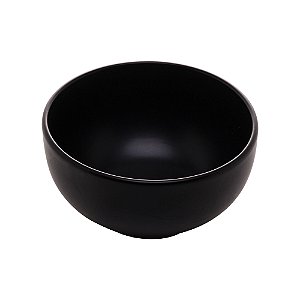 BOWL DE CERÂMICA CRONUS PRETO 14x7,5cm
