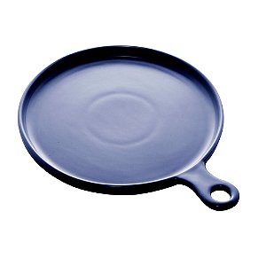 CJ 2 TRAVESSAS PORCELANA PRETO 26cm