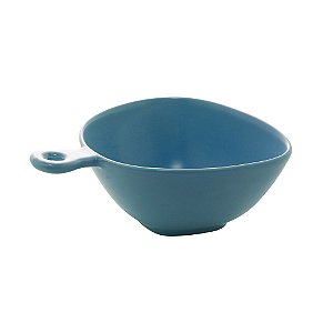 CJ 4 BOWLS PORCELANA AZUL ESCURO 14x12x6cm