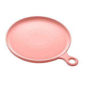 PRATO PORCELANA ROSA 32cm